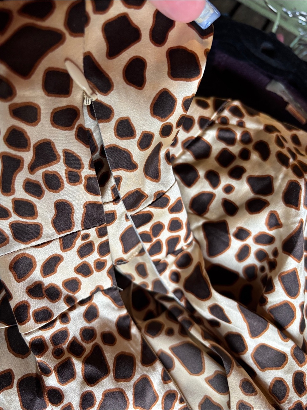 Talbots Leopard Print Silk shell - Picture 6 of 6